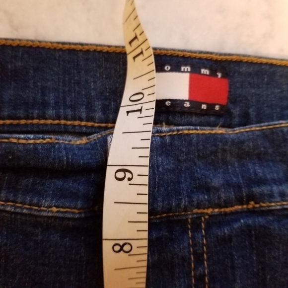TOMMY Girl Y2K 13 denim capris Americana  Patches - Picture 7 of 11
